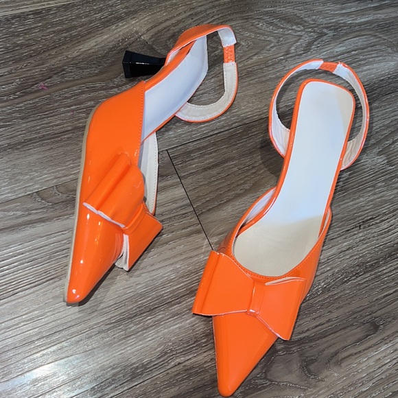 STYLEWE Shoes - stylewe orange bow heels